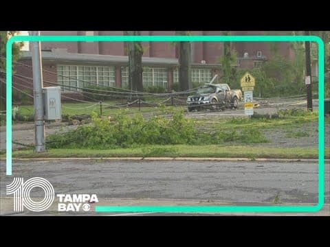 North Carolina town suffers major damage from severe storms