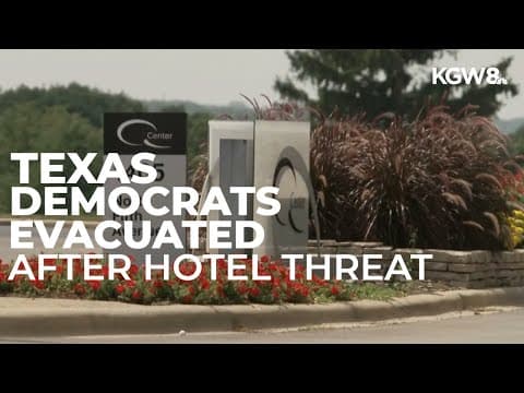 Texas Democrats who left state over redistricting controversy evacuated after threat