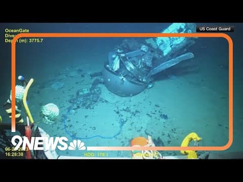New underwater video shows wreckage of Titan submersible