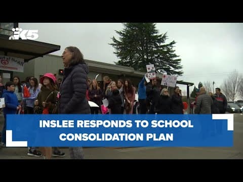 Inslee responds to school consolidation plan