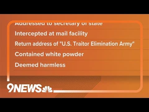 FBI investigating mysterious packages sent to US election officials