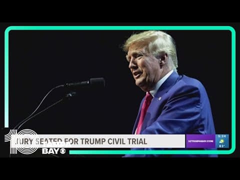 6 men, 3 women chosen as jurors in rape suit against Trump