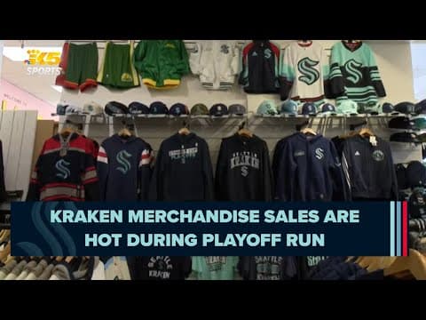 Kraken merch sales see major boost during playoff run