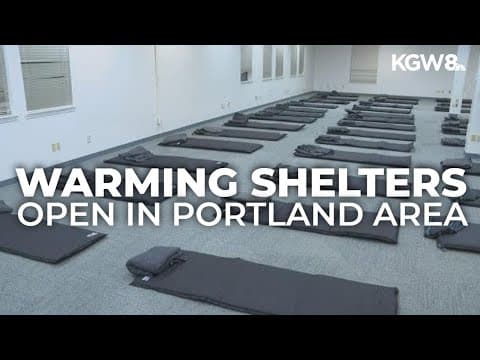 Portland reports first death from suspected hypothermia in 2025; warming shelters to open