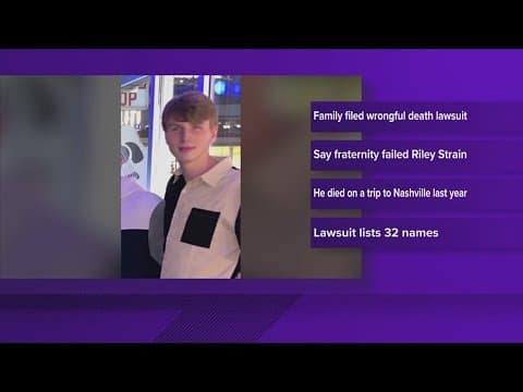 Family of former Mizzou student, Riley Strain, files wrongful death suit against school's fraternity