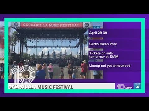 Gasparilla Music Festival returns to Tampa in April