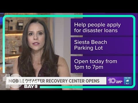 Mobile Disaster Recovery Center in Sarasota set to open this week