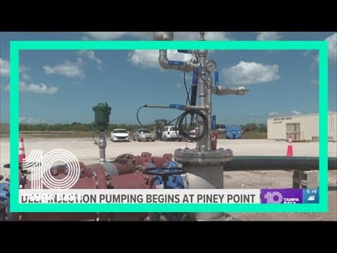 Deep injection pumping begins at Piney Point