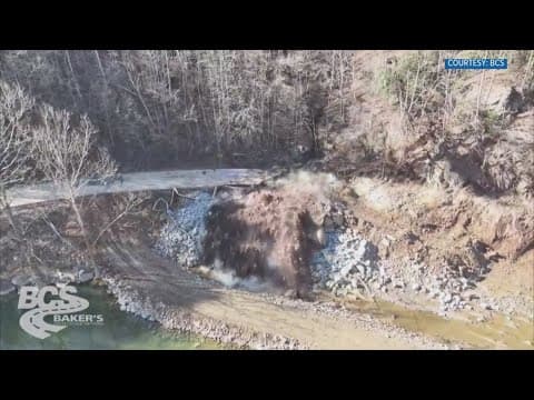 Crews continue making progress on road repairs 6 months after Helene's historic flooding