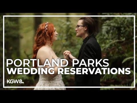 Wedding reservations through Portland Parks and Recreation open Jan. 6