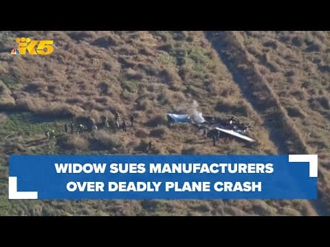 Widow sues manufacturers after plane loses wing mid-flight, killing 4