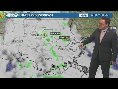 New Orleans Weather: Few spotty showers, more possible Halloween