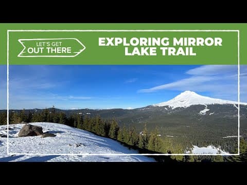 Hiking the Mirror Lake trail in Government Camp