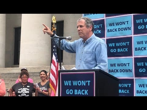 Politicians join abortion-rights rally in front of Ohio Statehouse