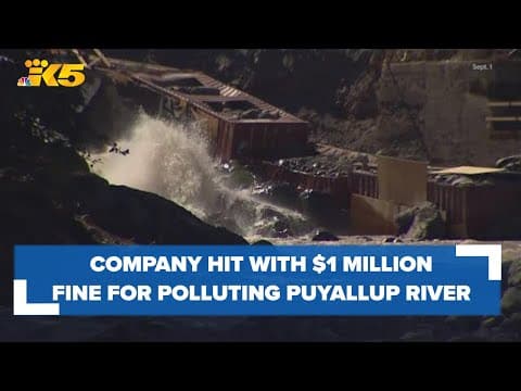 Largest penalty in Washington environmental criminal case ordered after turf pollutes river