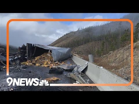 3 killed in semi crash on westbound I-70 near Eisenhower Tunnel