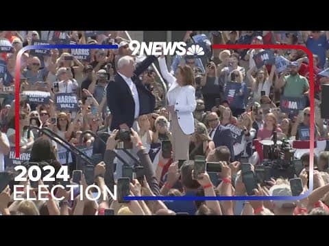 Kamala Harris, Tim Walz campaign in Wisconsin