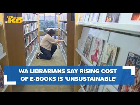 Washington librarians hoping to turn the page against rising cost of e-books