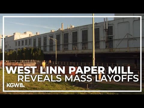 Willamette Falls Paper Company announces mass layoffs, possible closure