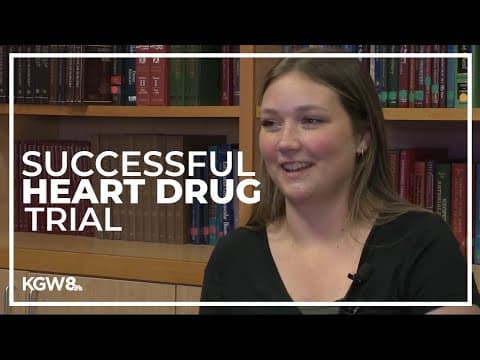 Oregon woman touts success of heart drug trial