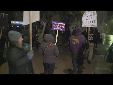 FirstService Residential workers in the midst of 2-day strike