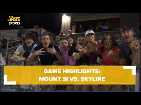 HS FOOTBALL:  MOUNT SI VS. SKYLINE