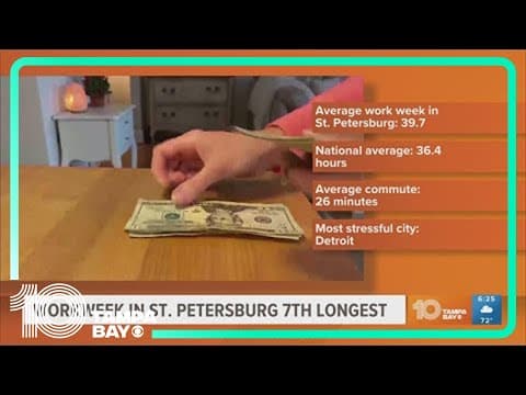 Workweek in St. Pete is the 7th longest
