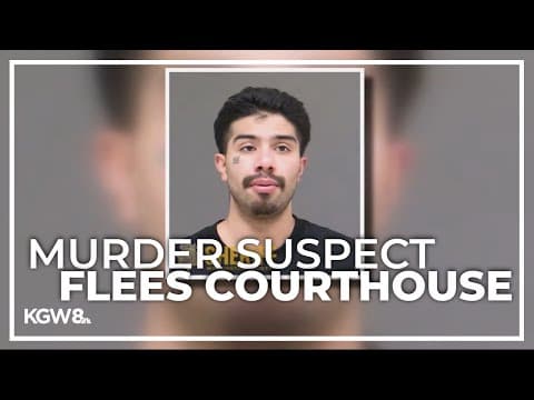 Murder suspect escapes from courthouse ahead of trial