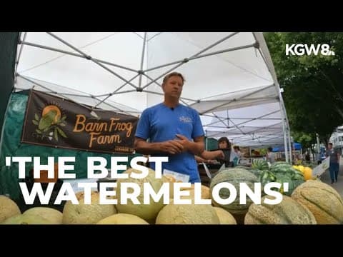 Oregon watermelon farms busy over the summer season
