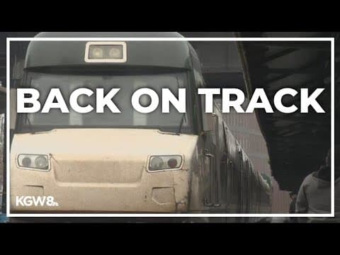 Amtrak service resumes between Portland and Seattle after landslide