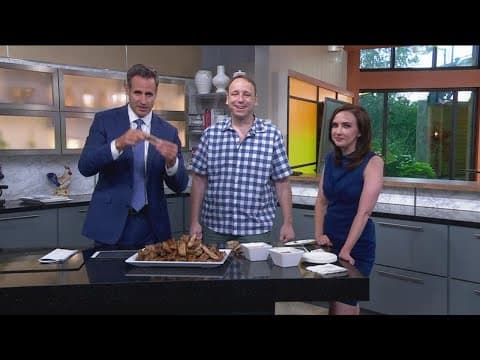 Joey Chestnut comes to the KARE 11 Studios ahead of The Great Midwest Rib Fest