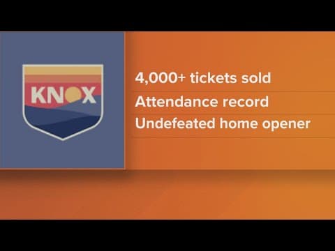 One Knox SC sells more than 4,000 tickets so far