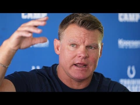 Colts GM Chris Ballard talks state of the team ahead of season opener | Extended Presser | 13 Sports
