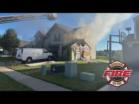 Multiple crews respond to house fire in Greenwood Tuesday morning