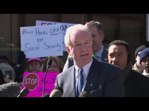 Protest outside Social Security Administration in Baltimore County