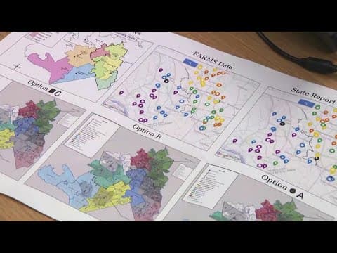 Montgomery County public schools parents voice complaints about new school boundaries
