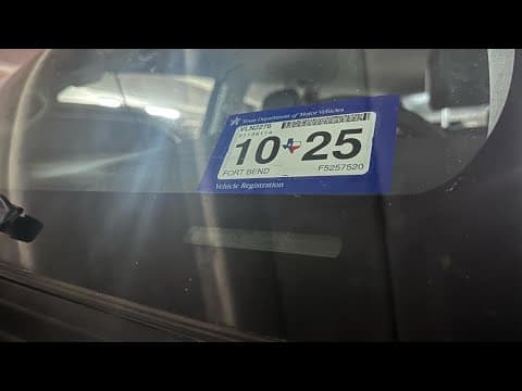 New Texas law taking effect on Jan. 1 impacting online vehicle registration attempts