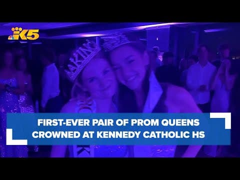 First-ever pair of prom queens crowned at Kennedy Catholic High School