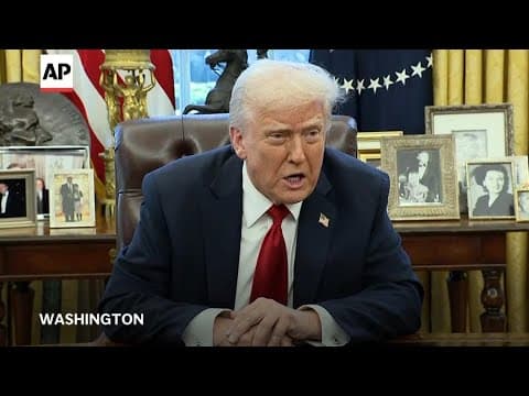 Trump announces auto tariffs at a White House news conference