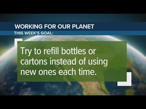 Simple tip to help the environment | Refill bottles and cartons