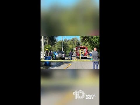 Tampa Fire Rescue respond to hazmat situation, homes evacuated near Temple Crest