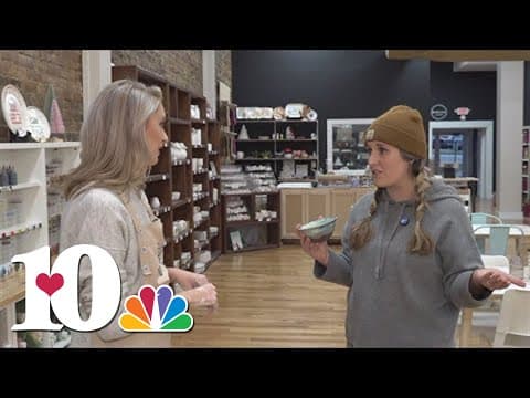 There are many ways to get creative at the Pink Pig Pottery