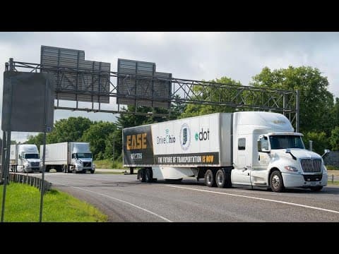 Partially automated trucks coming to I-70 in Indiana, Ohio