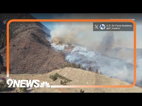 Wildfire Near Air Force Academy in Colorado Springs Has Burned 168 Acres
