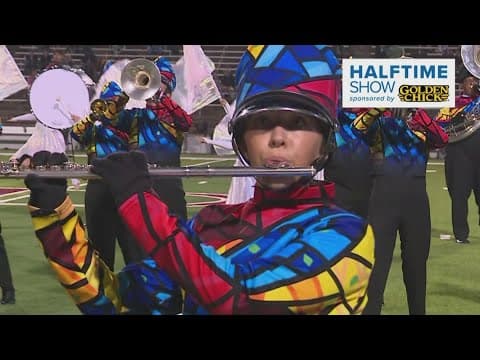 Rowlett High School Marching Band halftime performance (11.7.24)