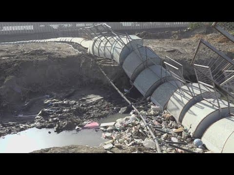 Trash booms placed at Tijuana River to address cross-border pollution