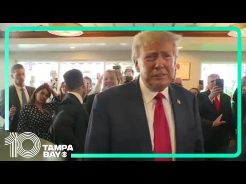 Trump supporters sing him 'Happy Birthday' at Miami restaurant following arraignment