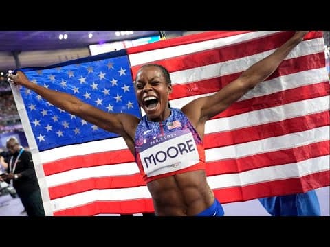 Olympic Bronze-medalist Jasmine Moore talks making history in Paris