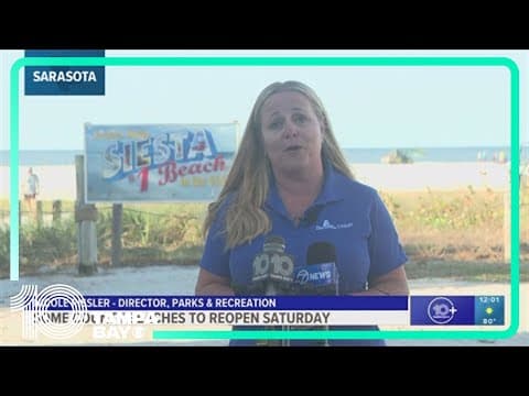 Many of Tampa Bay's beaches were damaged by hurricanes. But some are reopening
