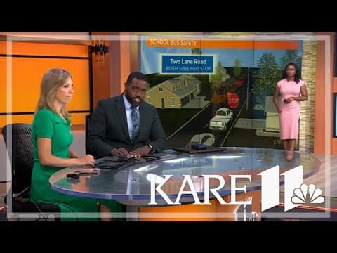 What are the traffic rules when it comes to school buses?